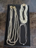 Multi-Strand Pearl Necklaces