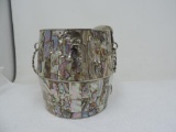 Gorgeous Mother of Pearl Ice Bucket