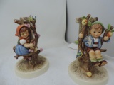 1988 Hummel Appletree Boy & Girl Figurines