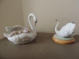 Lladro Swan Figurines