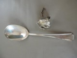 Gorham Sterling Serving Spoon & 835 Candle Snuffer