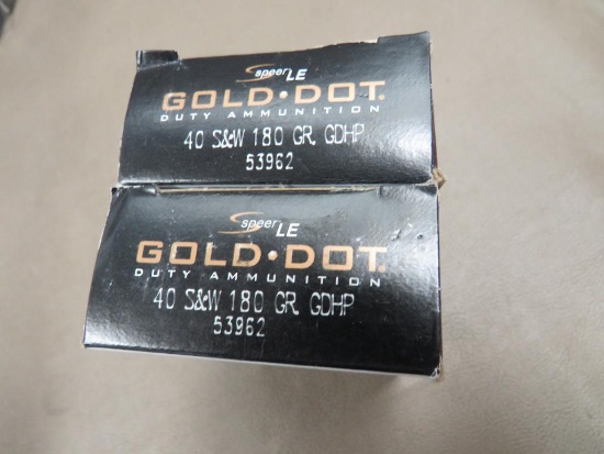 Speer Gold Dot Law Enforcement 40 S&W Ammunition