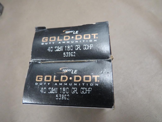 Speer Gold Dot Law Enforcement 40 S&W Ammunition