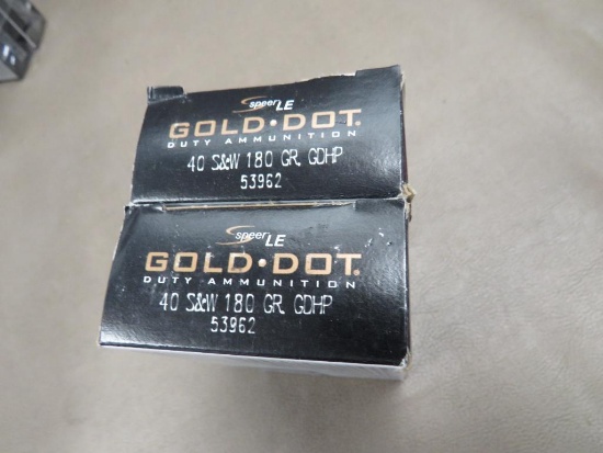 Speer Gold Dot Law Enforcement 40 S&W Ammunition