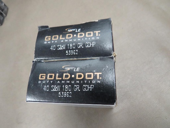 Speer Gold Dot Law Enforcement 40 S&W Ammunition