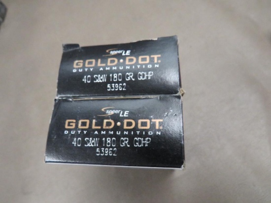 Speer Gold Dot Law Enforcement 40 S&W Ammunition