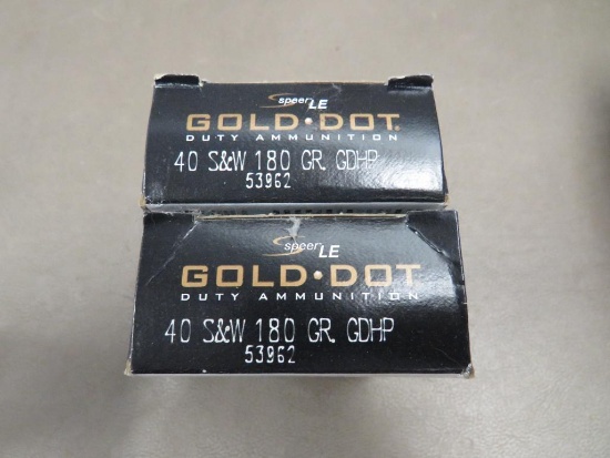 Speer Gold Dot Law Enforcement 40 S&W Ammunition