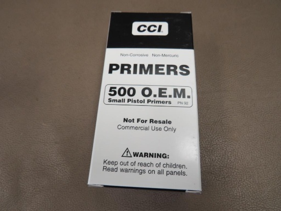 CCI Small Pistol Primers for Reloading