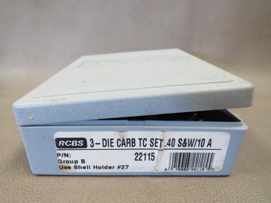 RCBS Carbide Reloading Dies for 40 S&W/10mm