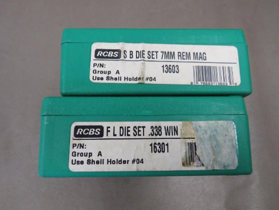 RCBS Reloading Dies in 7mm Mag and 338 Win Mag