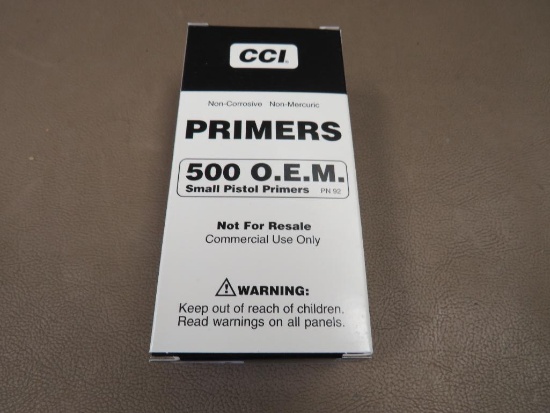 CCI Small Pistol Primers for Reloading