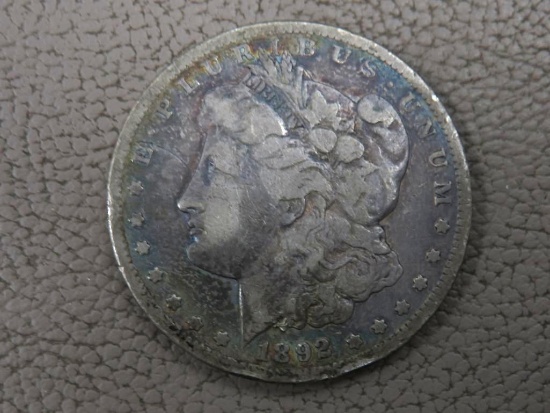 1892 Carson City Morgan Silver Dollar Coin