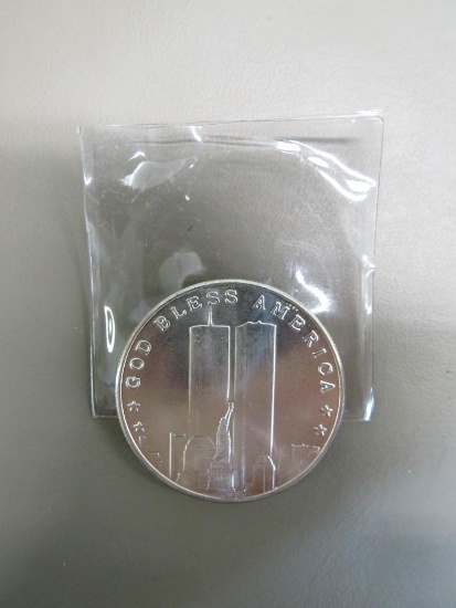 Twin Towers .999 Silver Coin