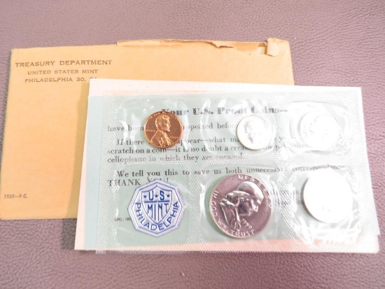 1959 Philadelphia Proof Coin Set