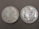 1893 and 1897 Morgan Silver Dollar Coins