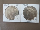 1922 Peace Dollar Coins