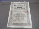 1921 Russian Kahetian Railway Company Stock Certificate
