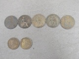 Early 1900's British and Canadian Cent Coins