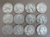 Washington Silver Quarter Coins