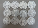 Washington Silver Quarter Coins