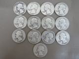 Washington Silver Quarter Coins