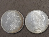 1881 and 1882 Morgan Silver Dollar Coins