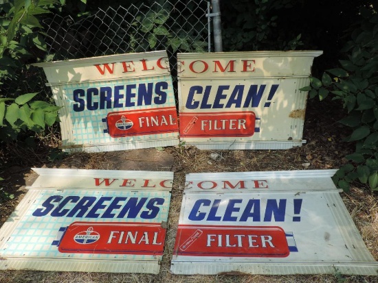 Welcome American Oil Final Filter Sign