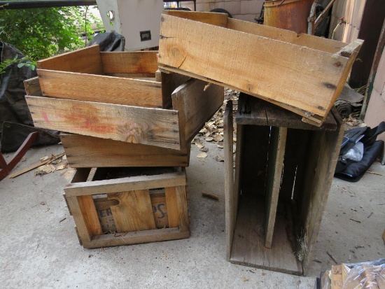 Old Wooden Crates