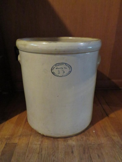 15 Gallon Western Pottery Crock