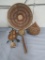 Small Papago Basket and Indigenous Items