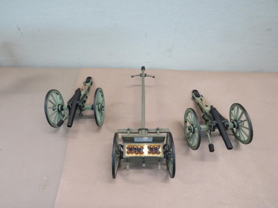 Britains 2002 and 2003 Artillery Carts