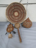 Small Papago Basket and Indigenous Items