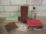 Antique Books with Skrip Bottle