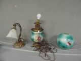 Antique Gone with The Wind Lamp