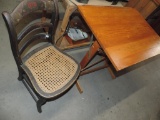 Drafting Table - Antique Chair