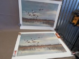 Dines Artist Signed Ducks Unlimited Prints