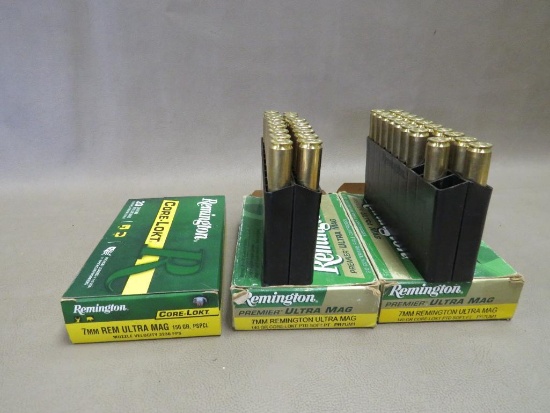 7mm Ultra Mag Ammunition and Brass