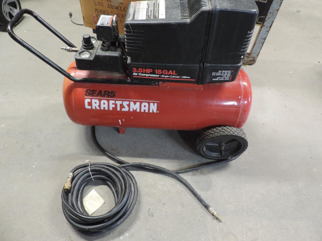 Craftsman 3.5 hp 15 gallon air compressor deals