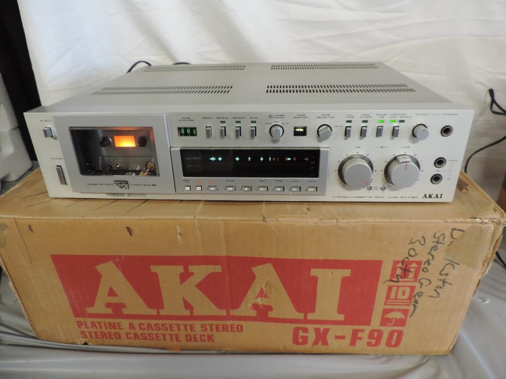 ラジオ・コンポ AKAI GX-F90 1001 Hi-Fi Info: AKAI GX-F90 (1979) | 3-Head 2-Motor Direct