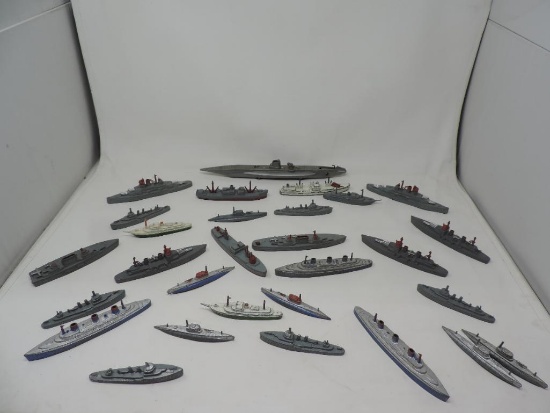 26 Tootsie Toy Ships