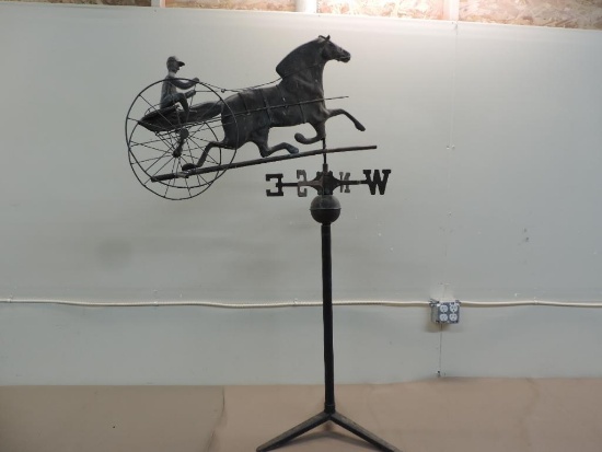 Cool Antique Horse & Carriage Weather Vane