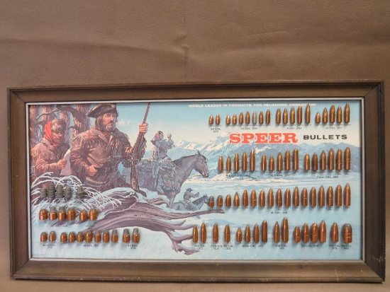 1973 Speer Lewis and Clark Bullet Display