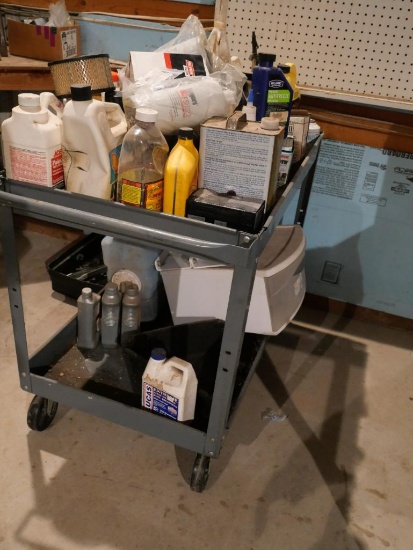 24x39x32" Metal Rolling Cart