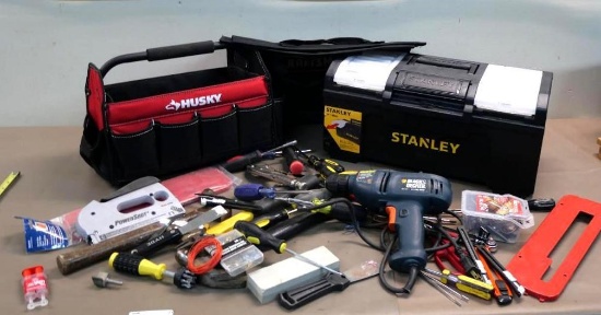 Stanley Tool Box & Hand tools