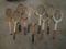 Wood Frame Tennis Racket Assortment