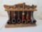 Vintage Pipe Rack with Pipes