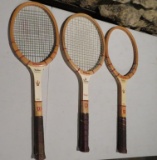 Wilson Jack Kramer Wood Frame Tennis Rackets