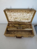 Early Conn Brass Trumpet w/Case