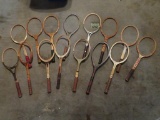 Assorted Wood Tennis Racket Frames