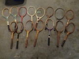 Assorted Wood Tennis Racket Frames